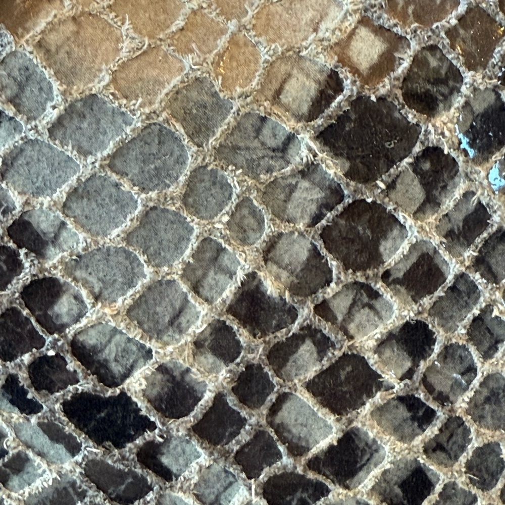 Michael’s Kors Blue Snakeskin Hamilton Bag - Picture 11 of 11